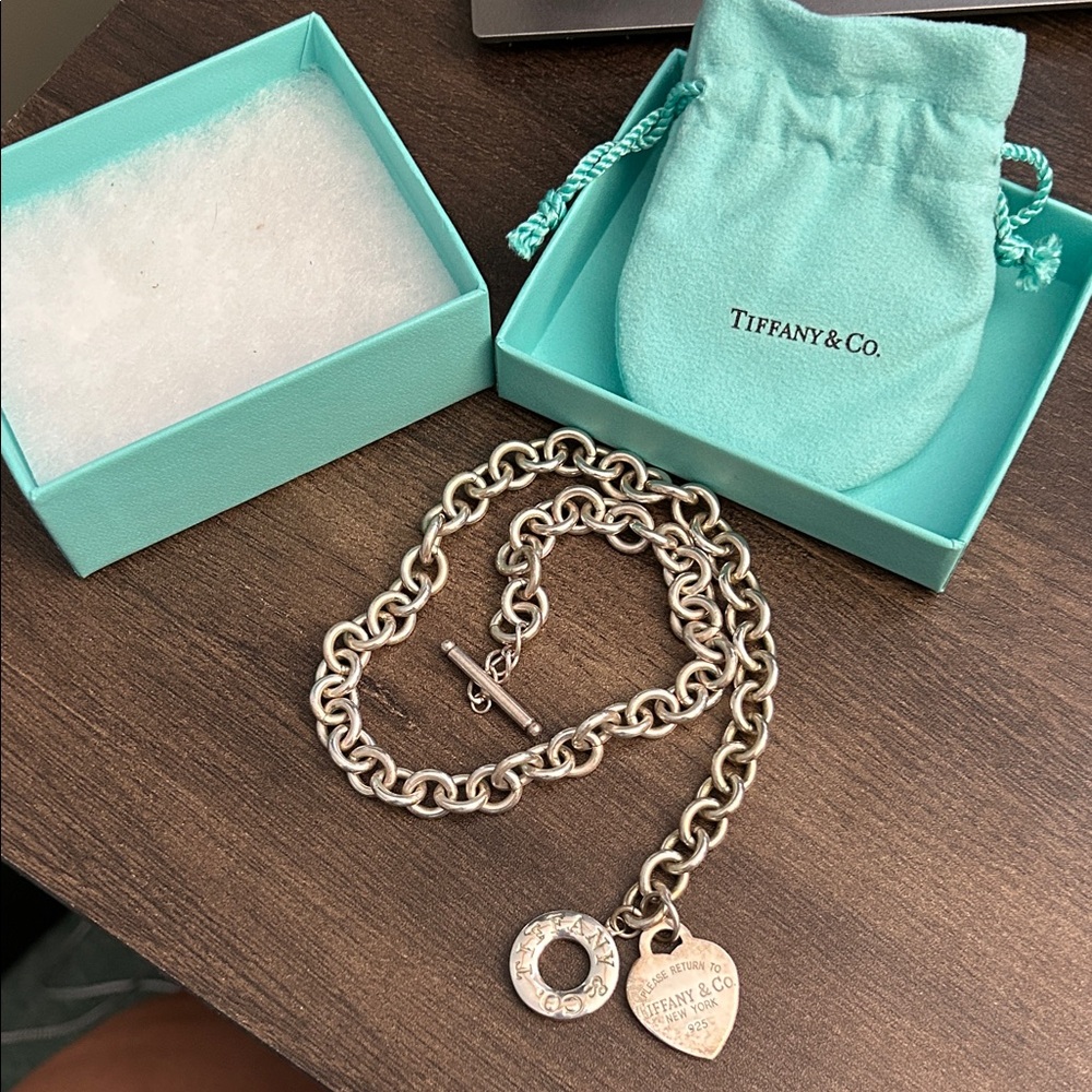 Tiffany & Co. Silver Heart Necklace